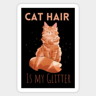 Cat Hair is My Glitter - Red Maine Coon Cat Magnet